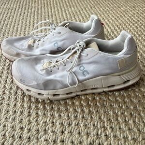 On Running White Athletic Shoes